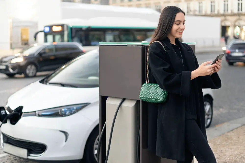 electric car charging electric car charging